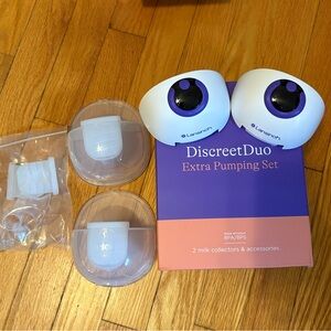 Lansinoh DiscreetDuo with Extra Pumping Set